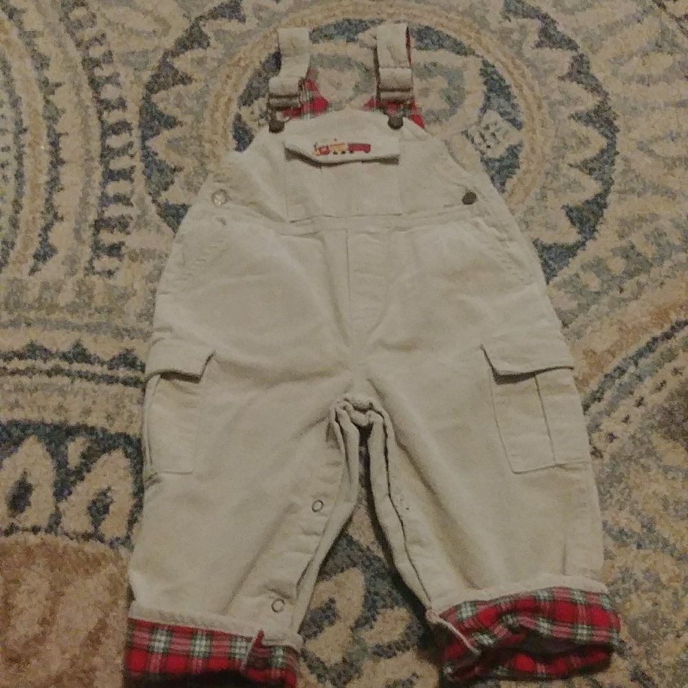 Oshkosh 100% Cotton Tan Overalls